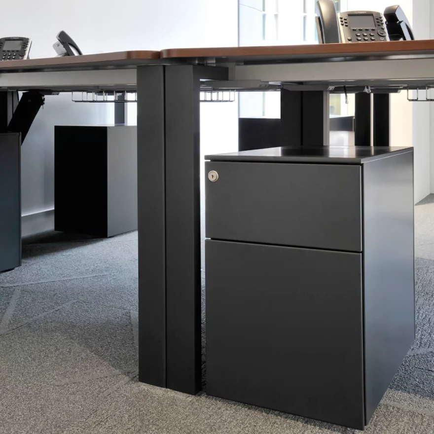 Caisson 2 tiroirs avec convertisseur de dossiers Universal Quick