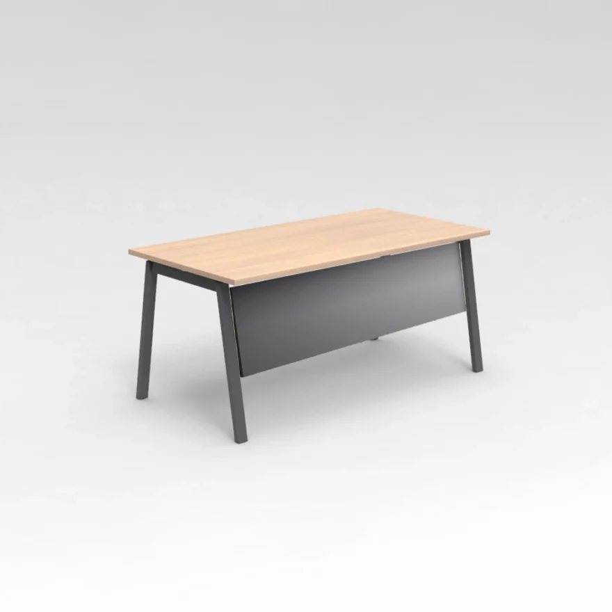 Bureau individuel BORN avec voile de fond