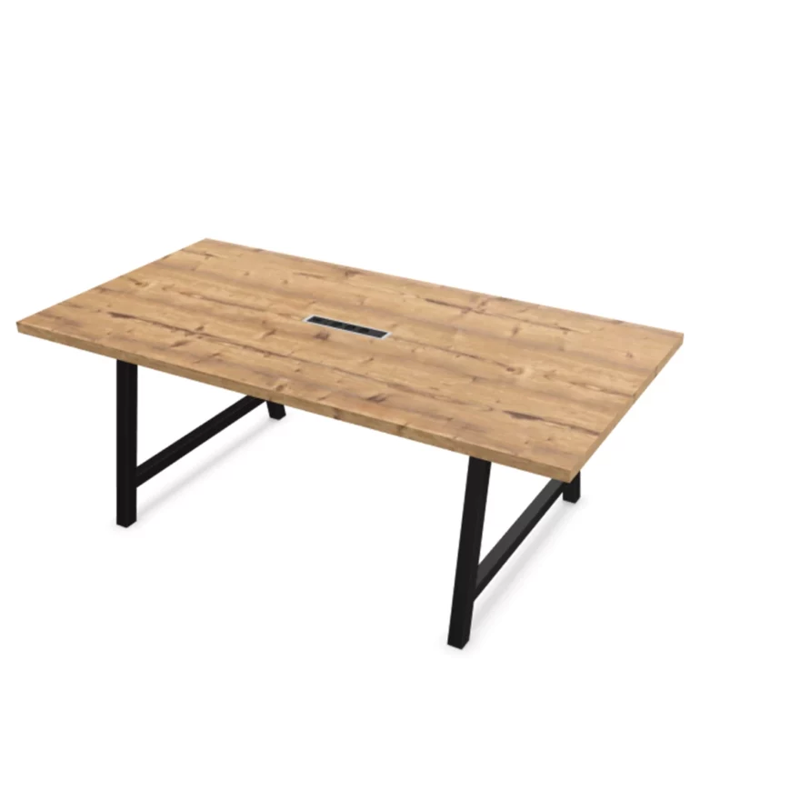 Table de réunion Cohésion 8 - 10 personnes - plateau NEBRASKA