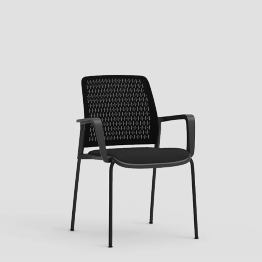 Chaise visiteur TEMA avec accoudoirs