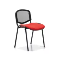 Chaise visiteur Flipper résille et tissu