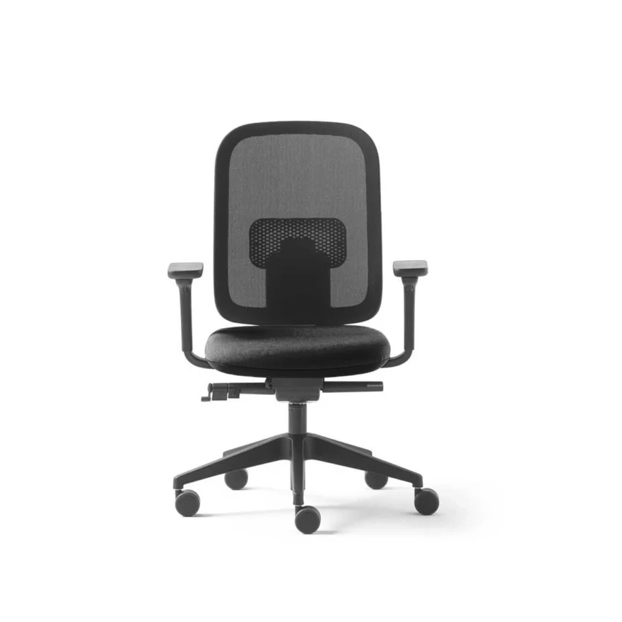 Chaise de bureau Alaia avec accoudoirs