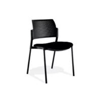 Chaise visiteur Kyos polypro et tissu