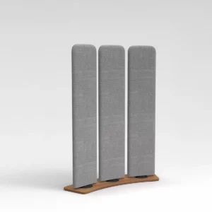 Cloison 3 panneaux acoustiques giratoires verticaux MUT