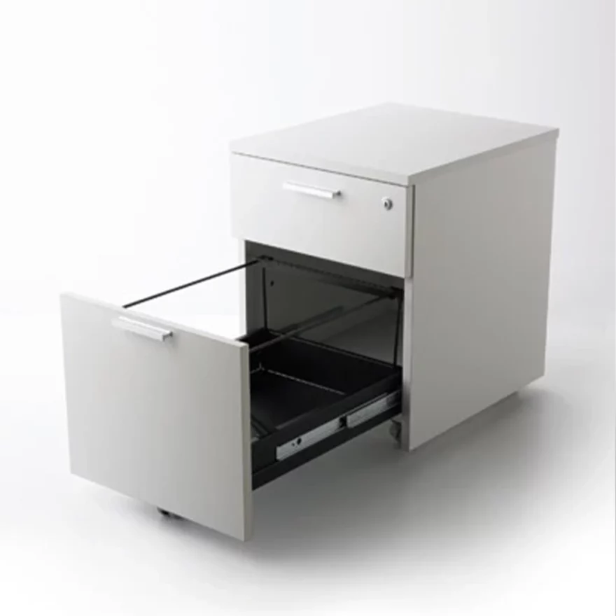 Caisson mobile mélaminé 2 tiroirs