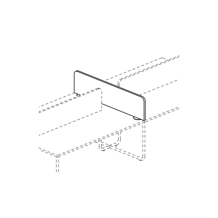 Séparateur latéral angles arrondis pour Bench 4 personnes Itube