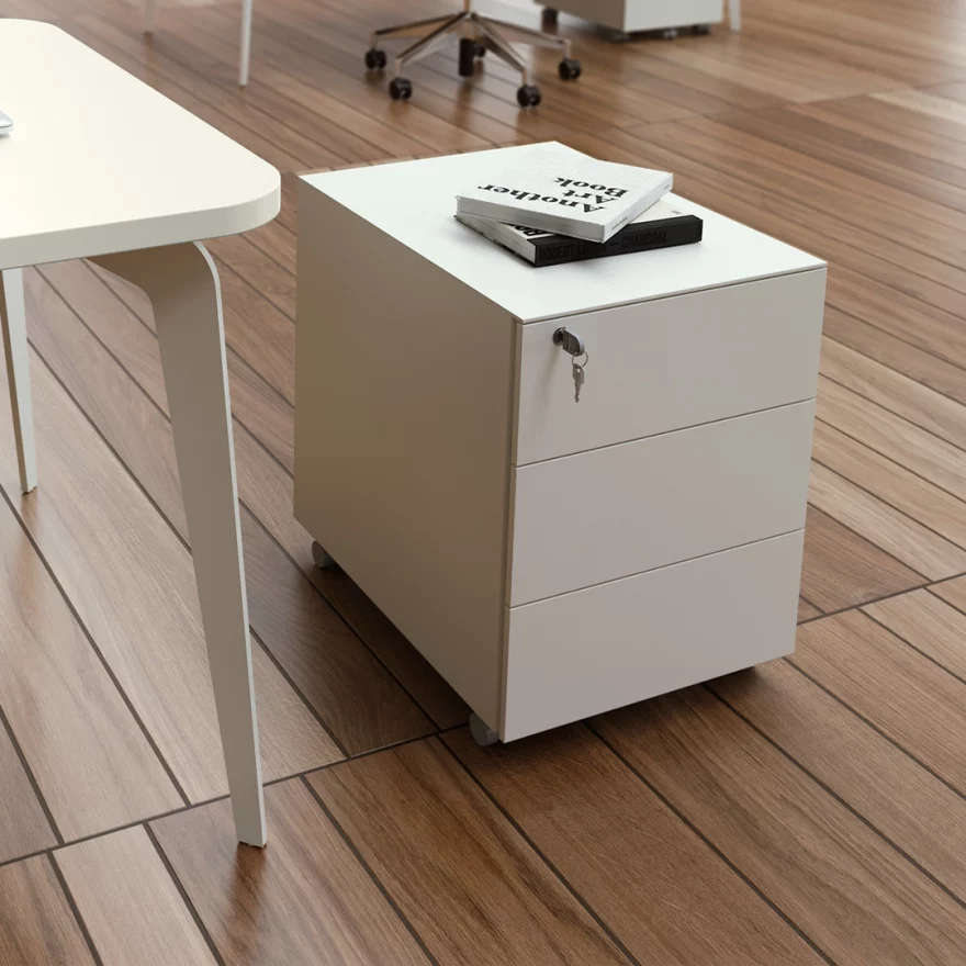 Caisson mobile mélaminé Alea 3 tiroirs