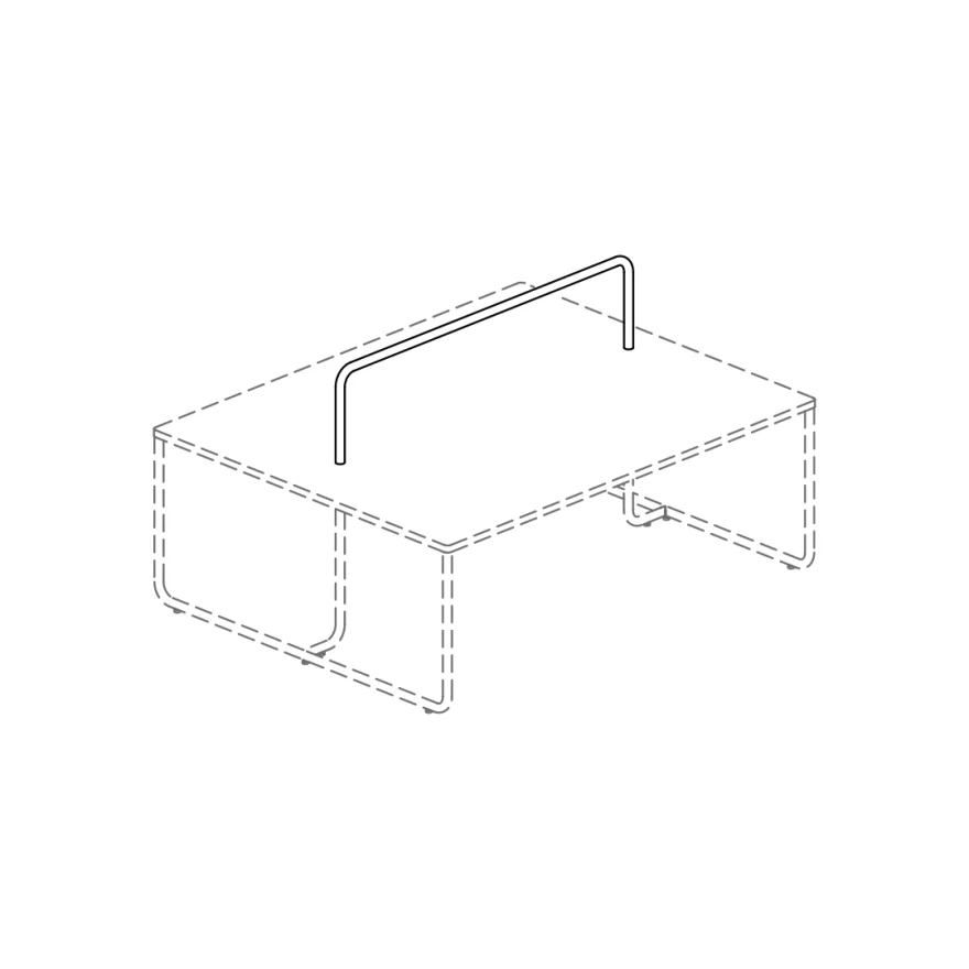 Arche frontale pour bureau Bench Itube