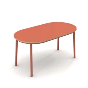 Table ovale cafétéria Klik